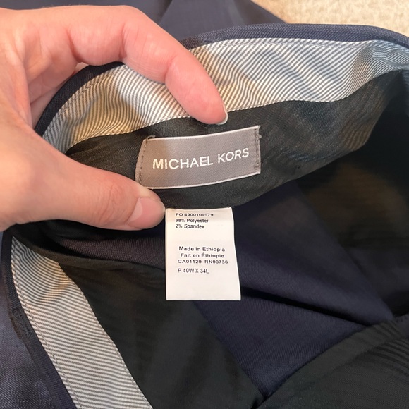 Michael Kors Navy Trousers - Picture 5 of 6